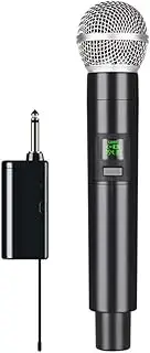 IsMwav Wireless Microphone Professional UHF Recording Karaoke Handheld 1 Channel Lithium Battery for Stage Church School