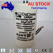 Original CBB60 30uF 450V 50/60Hz Capacitor Motor Start Run Capacitor Washer Pump