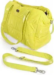 Record - Subzero Transport Bag for Dogs and Cats, Dog Transport Box Made of Durable Polyester with Colour Changing Effect, Removable Shoulder Strap, Rear and Inner Pocket with Zip