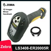 Motorola Symbol LS3408-ER20005R Extended Range USB 1D Laser Barcode Scanner Kit