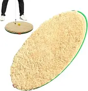 Golf Practice Mat,Bunker Chipping Mat | Foldable Golfer Training Chipping Simulator Equipment for Outdoor Yard Courtyard Indoor Living Room Garage