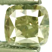 NATURAL DIAMOND 1.01ct SPARKLING BEST FANCY CHARTREUSE GREEN DIAMOND RADIANT CUT