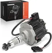 A-Premium Ignition Distributor with Cap and Rotor Compatible with Cadillac Commercial Chassis 1990 4.5L, DeVille 1990 4.5L, Fleetwood 1990 4.5L, Replace# DST1859, 1103847