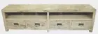 TARA SOLID OAK ETU TELEVISION ENTERTAINMENT UNIT TV STAND 220CM 4 DRAWERS