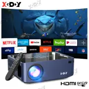 4K Portable Projector Native 1080p WLAN BT Android LED 12000LMS UHD Home Theater
