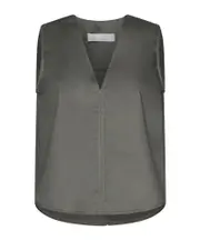 Kaos Sleeveless Button-Back Top 44,46,40,42 Black