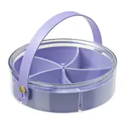 Divided Serving Tray with Lid and Handle Snack Platter Organizer