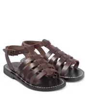 [Bonpoint] Bonpoint Leather sandals UK 11 brown