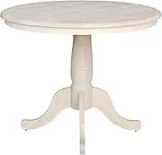 International Concepts Round Top Pedestal Table, 91.4cm