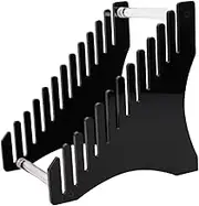 Easy To Install Acrylic Record Display Rack For Living Room Decoration Giving Elegant Vinyl Record Display. Through, black