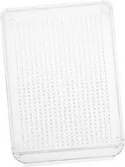 COLLBATH Square Food Storage Containers for Fridge with Lid Stackable Wide Easy to Clean