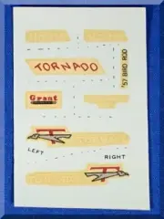 AURORA SUPER MoDEL MoToRING 1/4 SCALE O GAUGE 57 BIRD ROD SLOT CAR DECAL SHEET