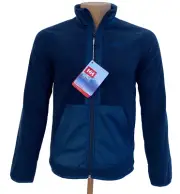 Helly Hansen Boys Navy BLUE Fleece Jacket $65, Size: 16