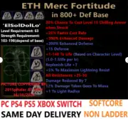 ✅PC PS4 PS5 XBOX SWITCH✅Merc Fortitude +300%DMG Diablo 2 Resurrected Items D2R