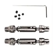 Transmission Drive Shaft 6x6 For WPL B14 B24 B16 B36 JJRC Q60 RC Car Parts Silver Silver