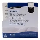 NEW Protect-A-Bed Cotton Terry Staynew Fitted Waterproof Mattress Protector King