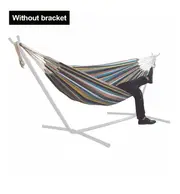 Portable Hammock Camping Thicken Swinging Chair Outdoor Hanging Bed Canvas Rocking Chair Not With Hammock Stand B