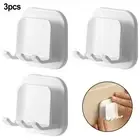 Toothbrush Holders Toothpaste Rack For Electric Toothbrushes Hanging White