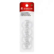 Singer Notions 2141 Plastic Class 66 Bobbins-4/Pkg (12Pk)