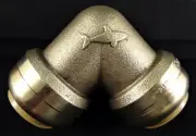 Sharkbite U256LFA 90 Degree Brass Elbow Fitting 3/4" x 3/4" New, Never Used