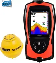 LUCKY Portable Fish Finder Transducer Sonar Sensor 147 Feet Water Depth Finder