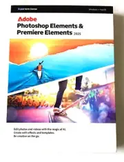 Photoshop Elements 2025 & Premiere Elements 2025 latest ver. 3-Years PC/MAC Box