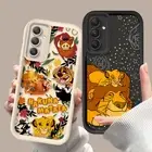 Cartoon Disney Lion King Phone Case For Samsung Galaxy A14 A15 5G S21 S22 S23 S2