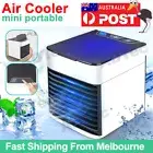 Mini Portable USB Air Conditioner Air Cooler LED Personal Desk Cooling Fan