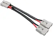 BEALIFE 50 Amp Plug Connector Double Y Adaptor 6mm Cable for Polarity Protected 50A Power Connections
