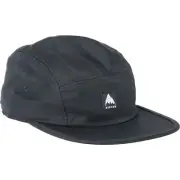 Burton Black Colfax Cordova 5 Panel Camper Hat Logo Low Profile Cap Unisex NWT