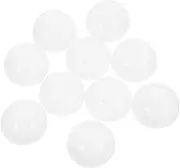 KICHOUSE Replacement Pendant Shades 10pcs Solid Pc Globes Fog Quick Semi-Round Bulb Covers for Fixtures