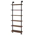 NNEDSZ Rustic Wall Shelves Display Bookshelf Industrial DIY Pipe Shelf Brackets