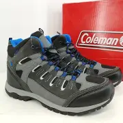 Coleman Barry Hiker Mid Top Sneakers Mens Size 12M Gray/Blue Waterproof Outdoors