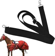 Horse Blanket - Elastic Rope for Horse Blanket, Elastic Belt with Tension Increase Belts, Anti-Dreslizing Elasticity, Resistant to Pulling Stains Outdoors, Farm and Riding
