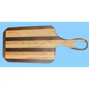 Cutting Board Serving Board Inlayed Red Oak Cherry Maple Handmade Handle New