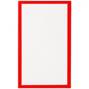 QuikStik Plain with Red Border Display Tickets 10 Pack
