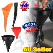 Petrol Long Stem Funnel Extension Pipe Oil Petrol Diesel Gasoline Fuel Funnel SW