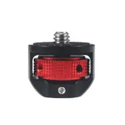 Universal 1 / 4 Inch Camera Adapter For Dji Pocket 2 / Insta360 One X2 Black + Red Cables & Adapters