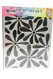 NEW Dylusions Stencils - Tropics, Large 9"x12" DYS78067