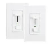 in Wall Dimmer Switch with Green Indicator,for LED Light/CFL/Incandescent,3-W...