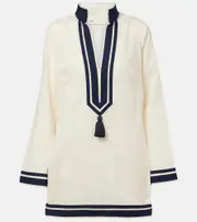 [Tory Burch] Tory Burch Cotton voile tunic AU 16 white