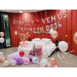 桃園 歐悅精品汽車旅館 專人到場佈置 客房生日氣球佈置 汽車旅館生日佈置 親子餐廳佈置 週年紀念慶祝 汽車旅館佈置