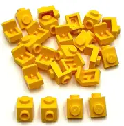 Lego 25 New Yellow Brackets 1 x 1 - 1 x 1 Stud Pieces