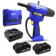 GESIPA Accubird Pro 18V 2 x 2.0Ah 6.4mm Rivet Tool Kit GT-ABPRO-C2