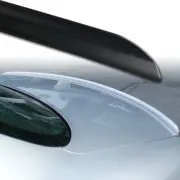 Fyralip Y22 Matte Black Trunk lip spoiler For Nissan Maxima Sedan 15-17 boot