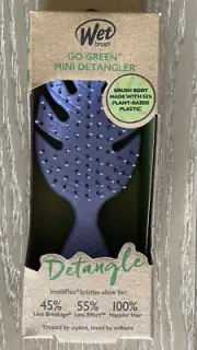 Wet Brush Mini Detangler Purple Hair Brush Go Green Intelliflex Bristles