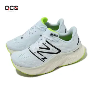 New Balance 慢跑鞋 More V4 D 寬楦 女鞋 藍 黑 厚底 緩震 反光 運動鞋 NB 紐巴倫 WMORCR4-D