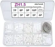 ZH 1.5MM Connectors and Crimp Terminal kit Compatible with JST ZH 1.5 Connector 2/3/4/5/6/7/8/9/10 Pin Housing