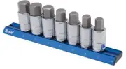 1/2" Dr. Metric Hex Bit Socket Set, 6 pc 16131 TITAN 16131 802090161315 Metal