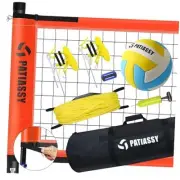 Outdoor Portable Volleyball Net Set System for Backyard - Quick & Easy Setup